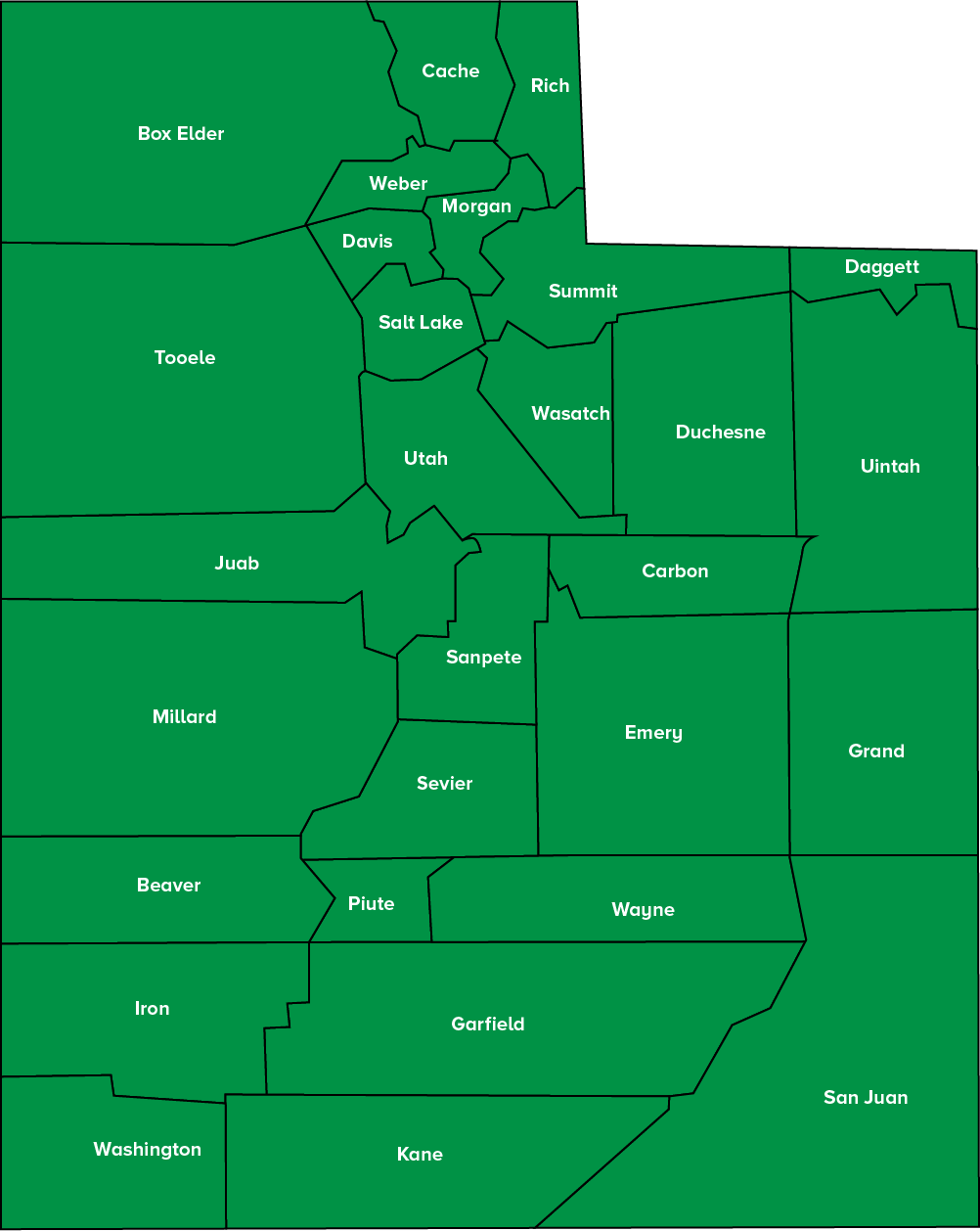 Utah County Cities Map