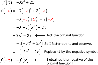 How To Tell If A Function Is Even Odd Or Neither Chilimath