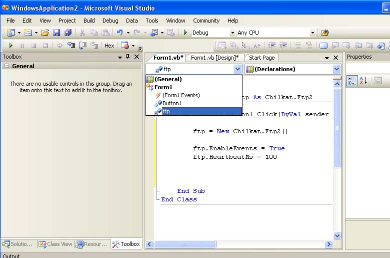 Adding a Callback Event Handler in Chilkat Tech Notes