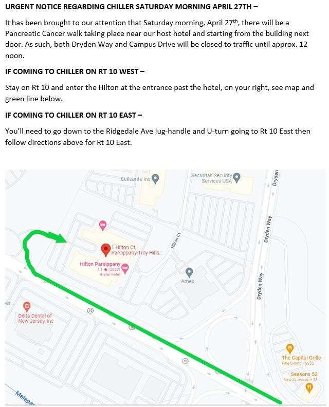 Chiller Theatre Expo Main Page