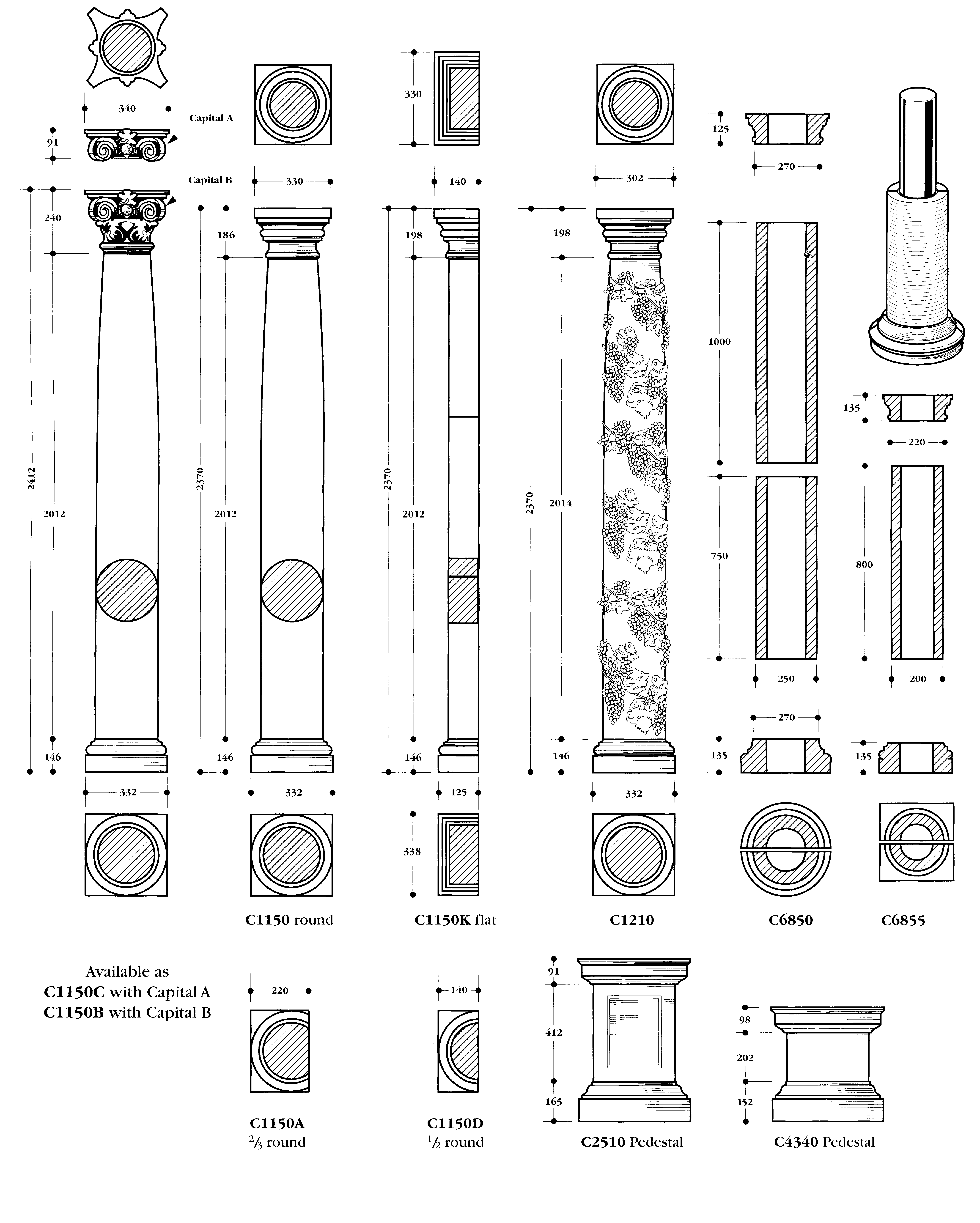 Chilstone Chilstone Cast Stone Columns