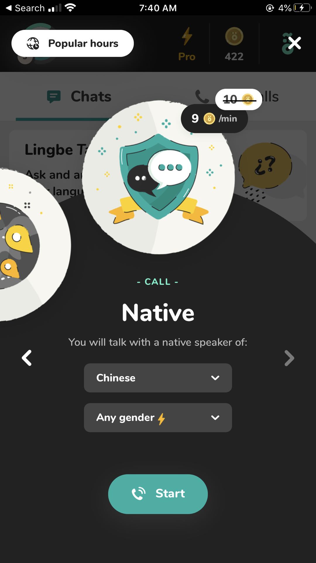 Cool App Free EnglishChinese Language Exchange with Lingbe • China