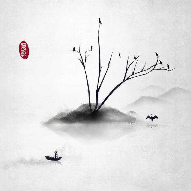 What is Chinese ink wash painting or shui mo hua 水墨畫? China Artlover