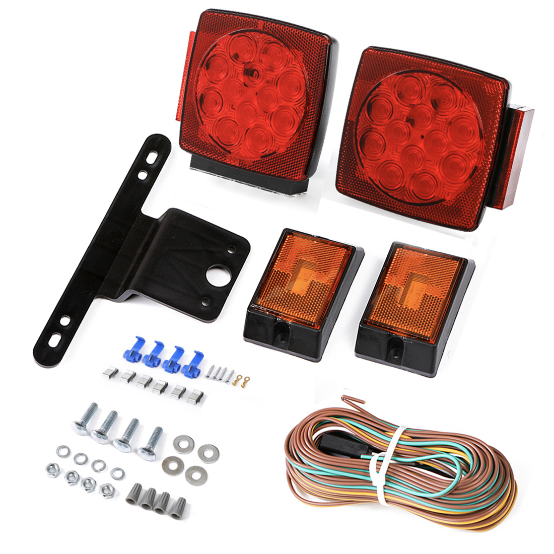 China 101001 12V Submersible LED Trailer Tail Light Kit for Under 80