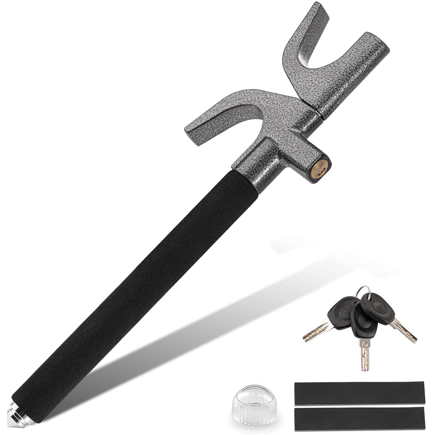 China 10336 Heavy Duty Emergency Breaker Steering Wheel Lock With 3