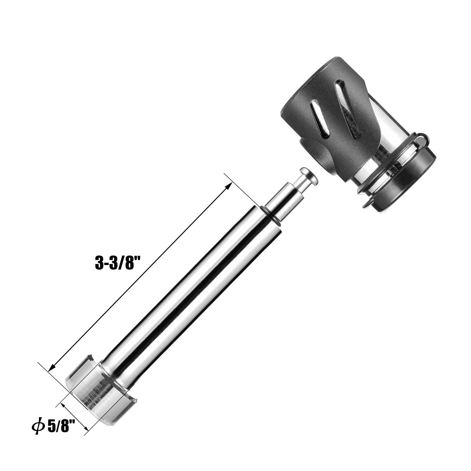 China 11101 5/8 Inch Swivel Head Chrome Trailer Hitch Receiver Pin Lock