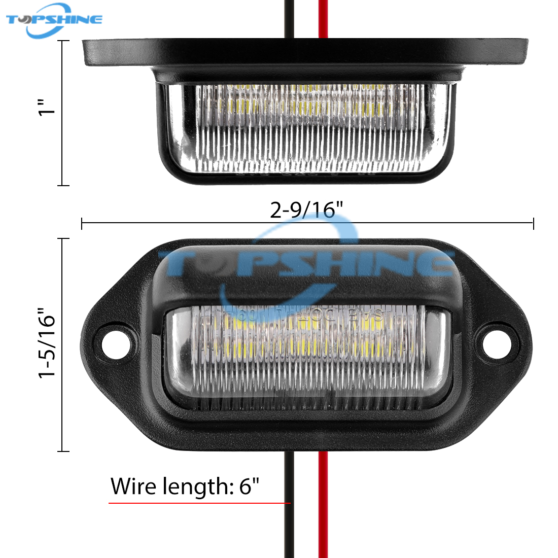 China 101203 LED Exterior License Plate Tag Light, Interior Courtesy