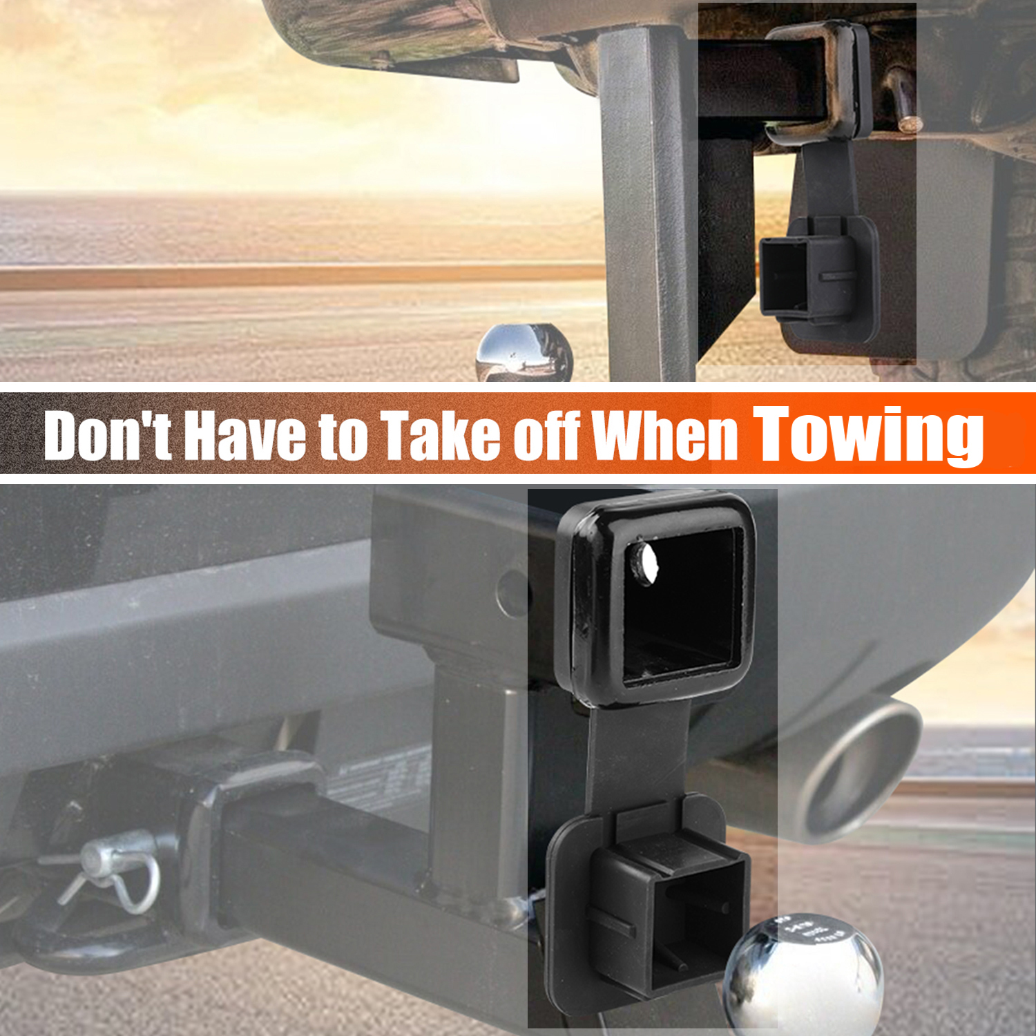 China 102005B 2 Inch Trailer Hitch Cover Plug Cap Insert factory and