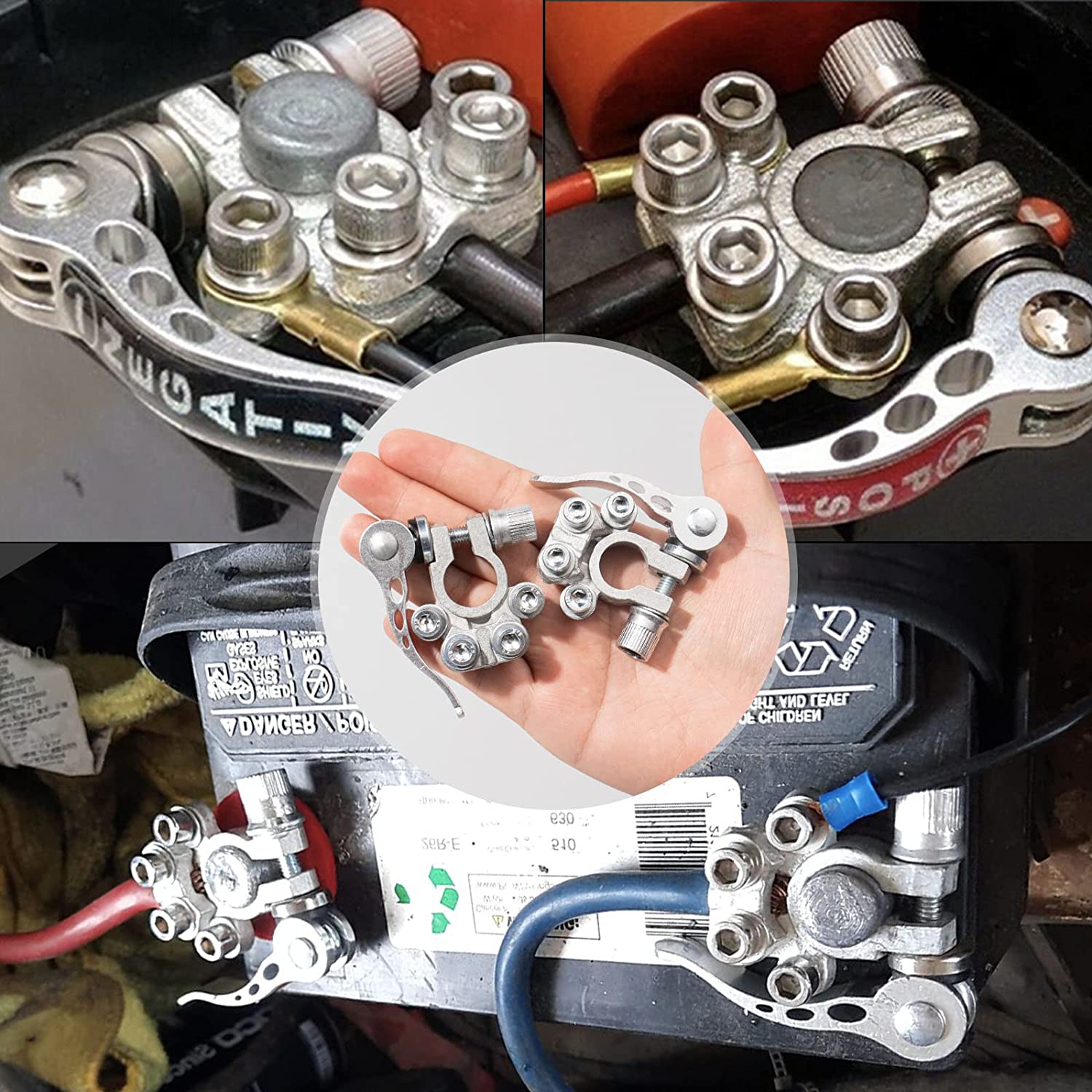 China 10330 4 Way Quick Release Disconnect Positive Negative Battery