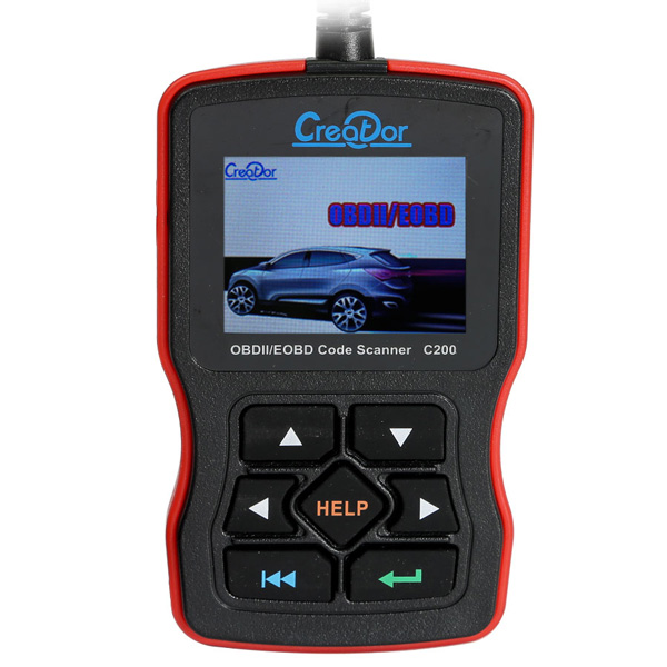 Creator C200 OBDII EOBD Code Reader MultiLanguage