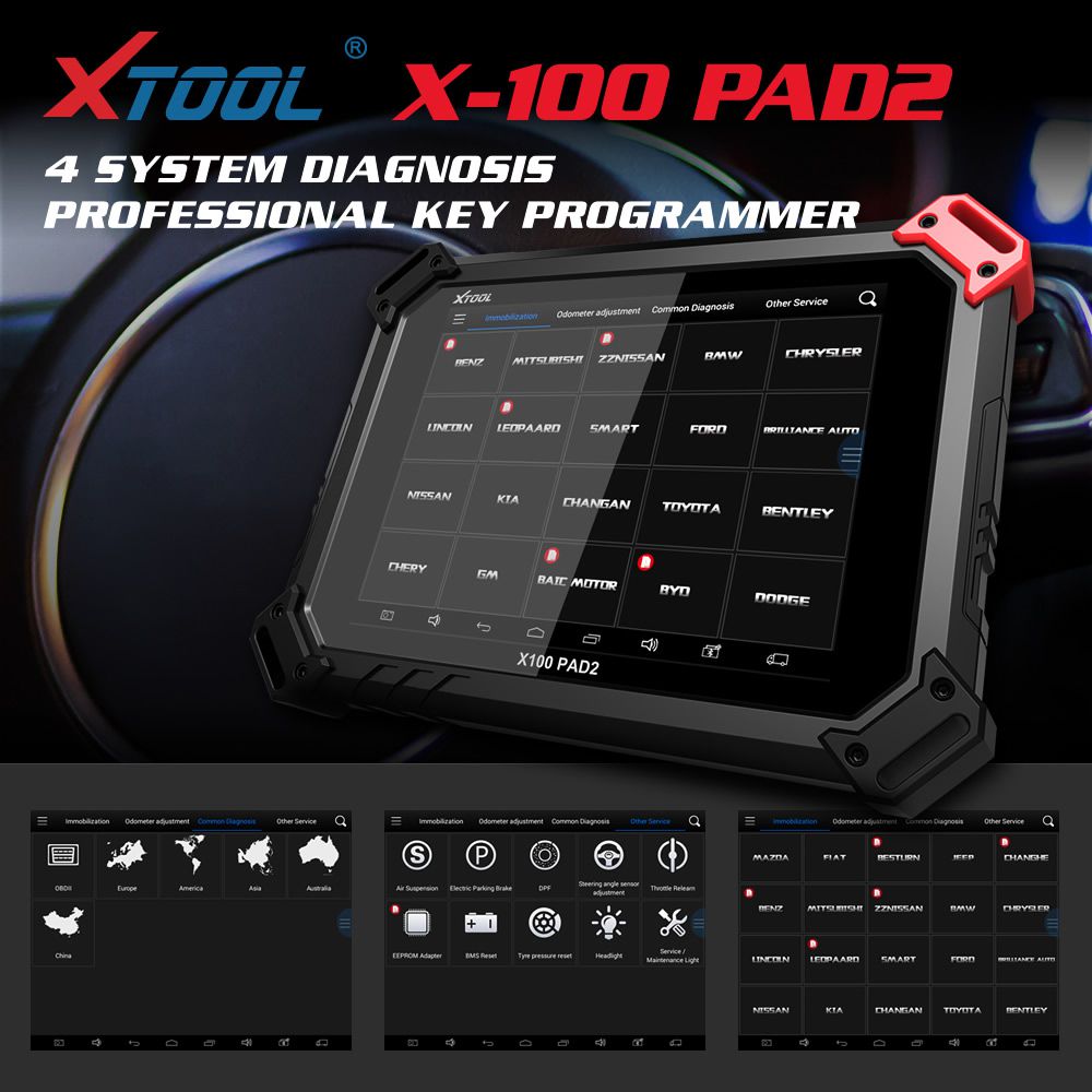 Original XTOOL X100 X100 PAD2 PAD II Key Programmer Full Version