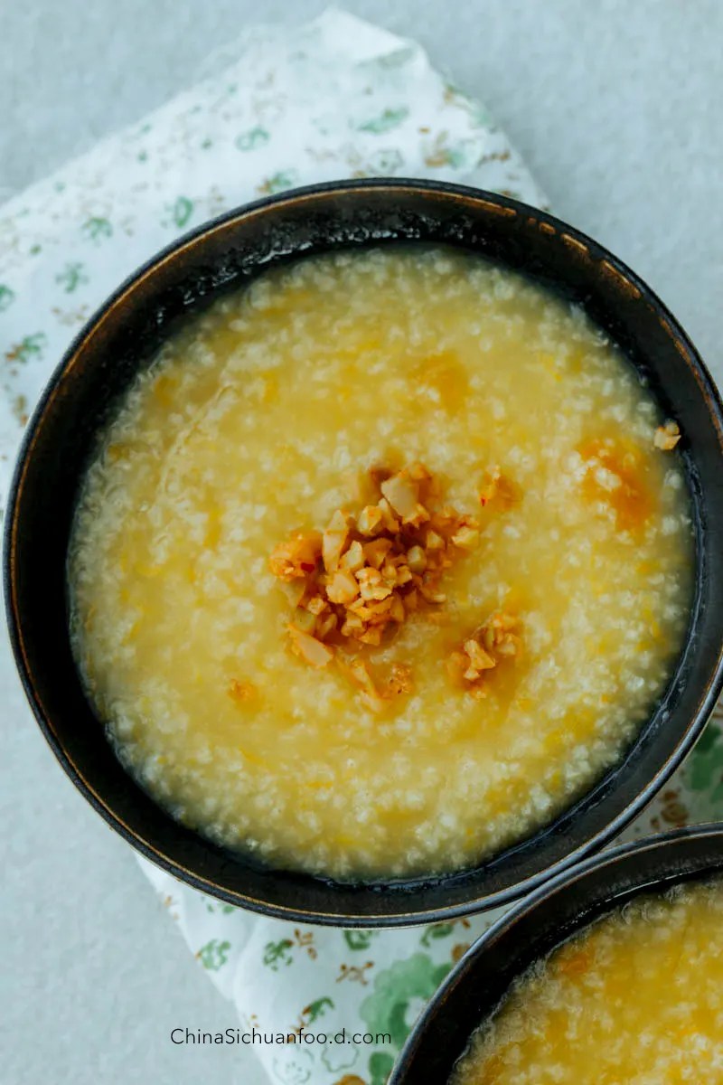 Millet Porridge Millet Congee China Sichuan Food
