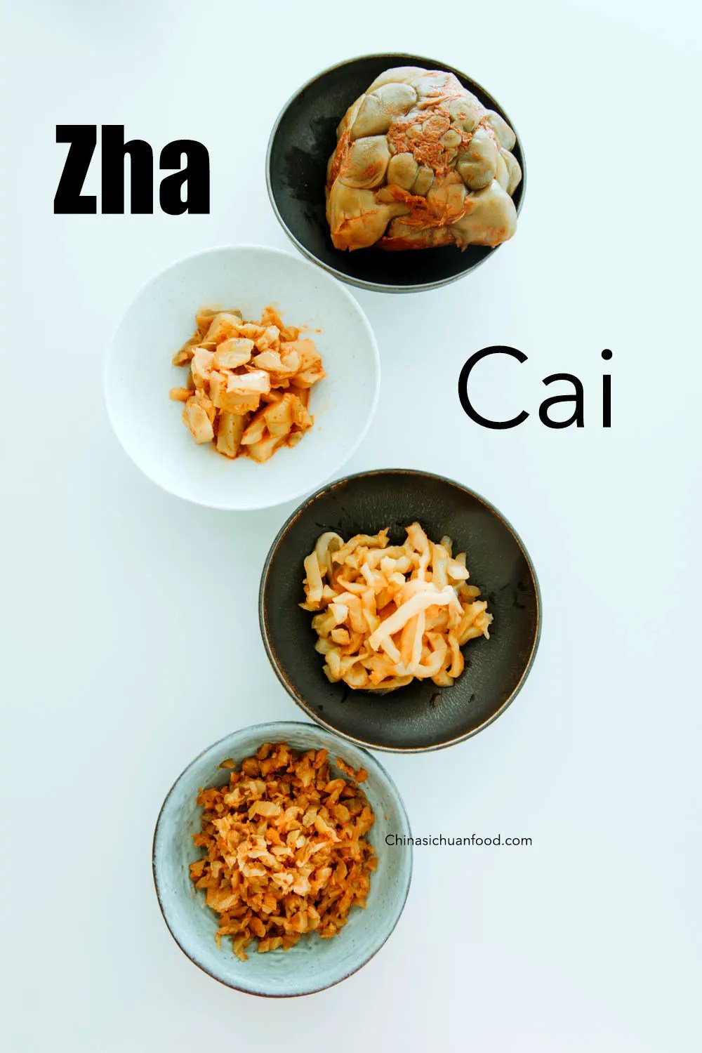 Zha Cai The preserved vegetable China Sichuan Food