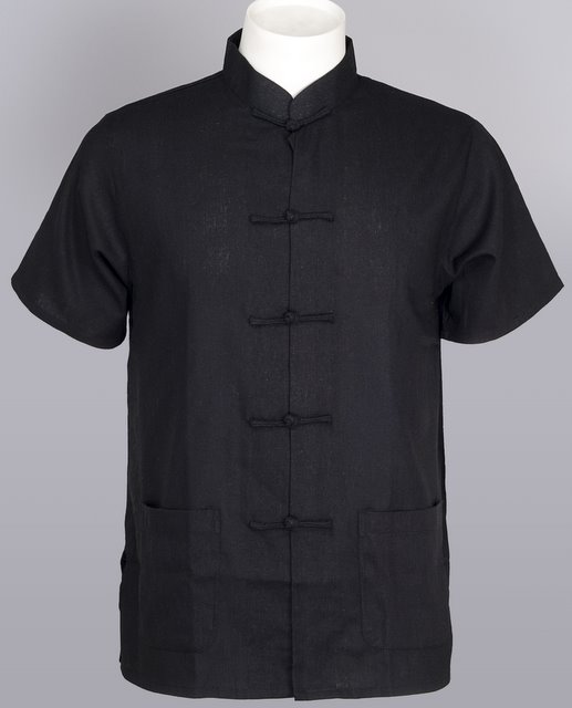 Linen Shirt Chinese Apparel Men Shirts & Jackets