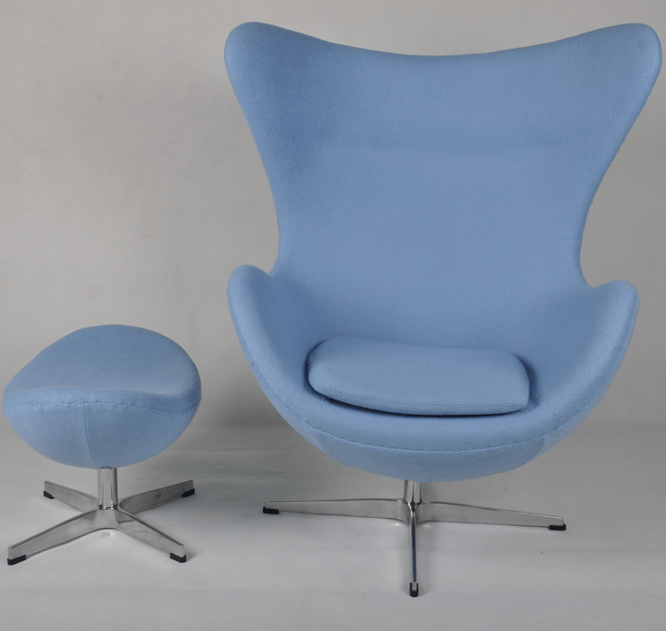 Egg Chair Cashmere WoolReplic Egg Chair from China Factorywlolesale