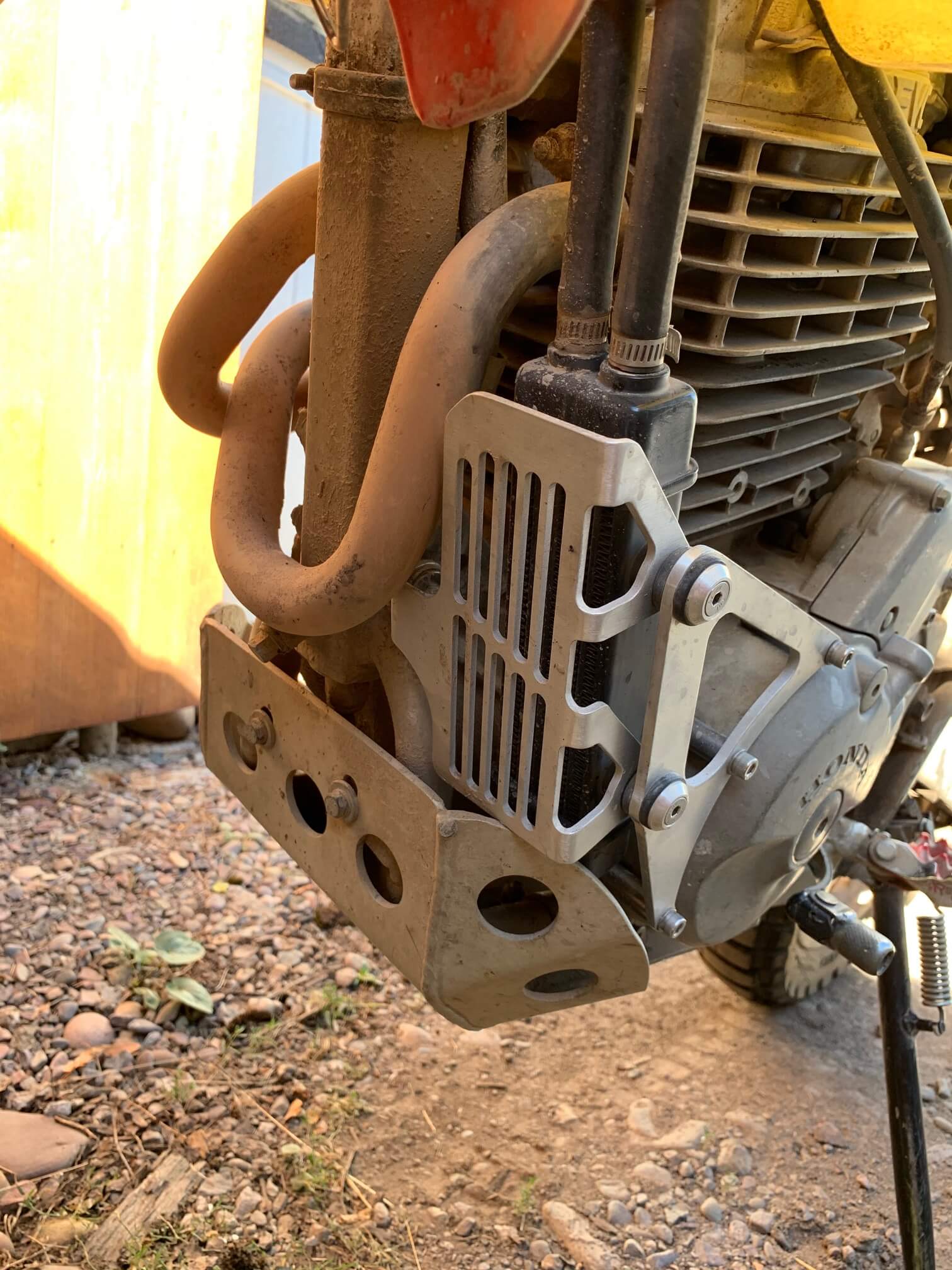 xr650l oil cooler review Chin on the Tank Motorcycle stuff in