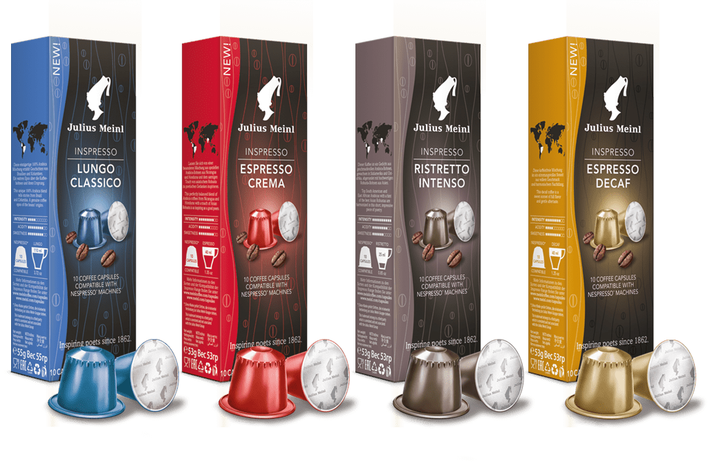 Julius Meinl Espresso Elegante compatibile NESPRESSO