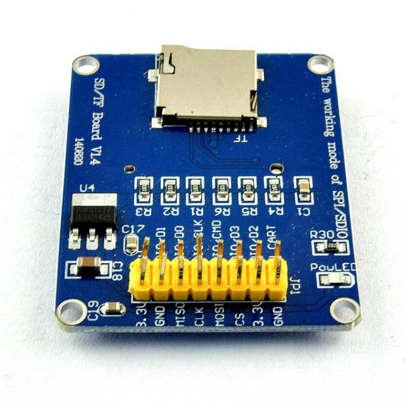 3.3V/5V Micro SD/ TF Dual Card Reader Module SPI/ SDIO Dual Mode Storage Board for Arduino AVR