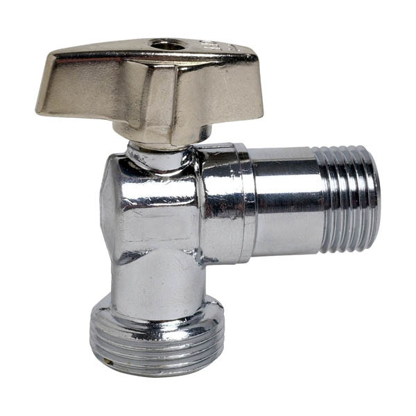 équerre chromé 1/4 tour machine a laver