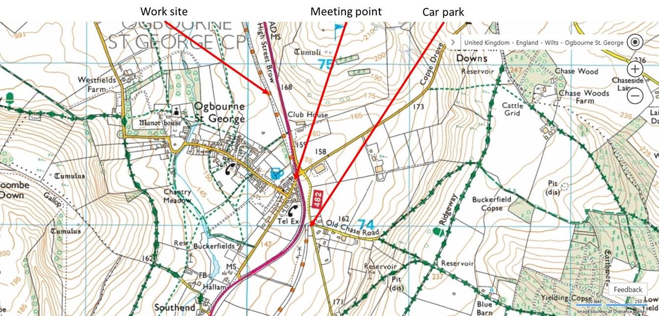 map Chiseldon Parish Council