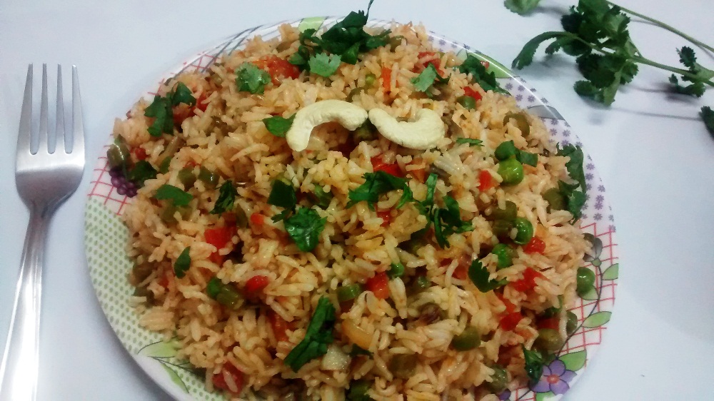 Veg Fried Rice/Mix Vegetable Fried Rice Chits Kitchen
