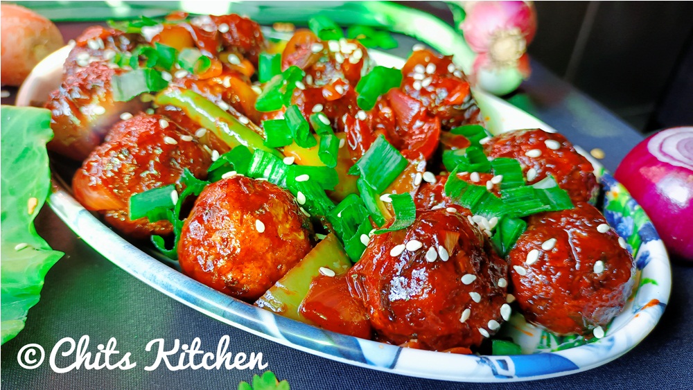 Veg Manchurian/Veg Manchurian Dry/Vegetable Manchurian Chits Kitchen