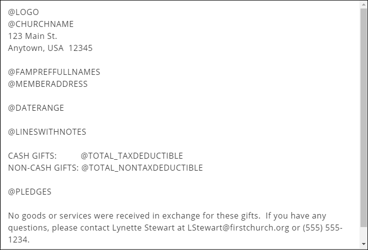 NonCash Donation Tracking ChMS Help Center
