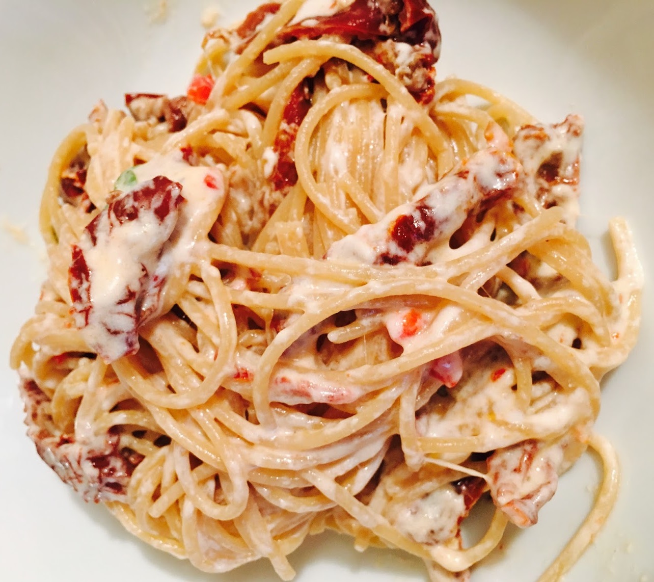 Pasta Con Alici Fresche E Pomodori Secchi