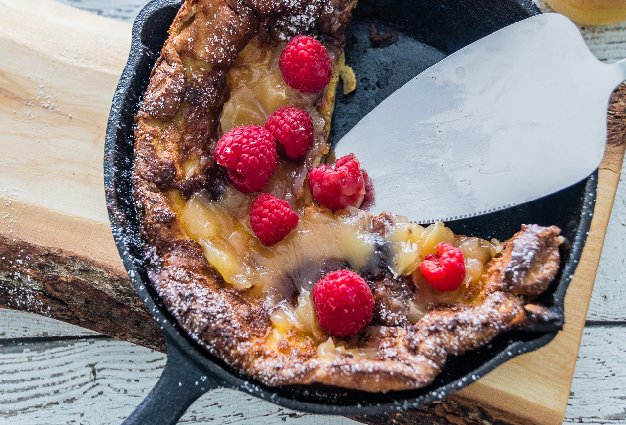 Lemon Raspberry Dutch Baby Pancake Chocolates & Chai