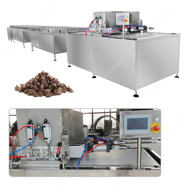 Automatic Chocolate Chips Production Line Chocolate Making Machine