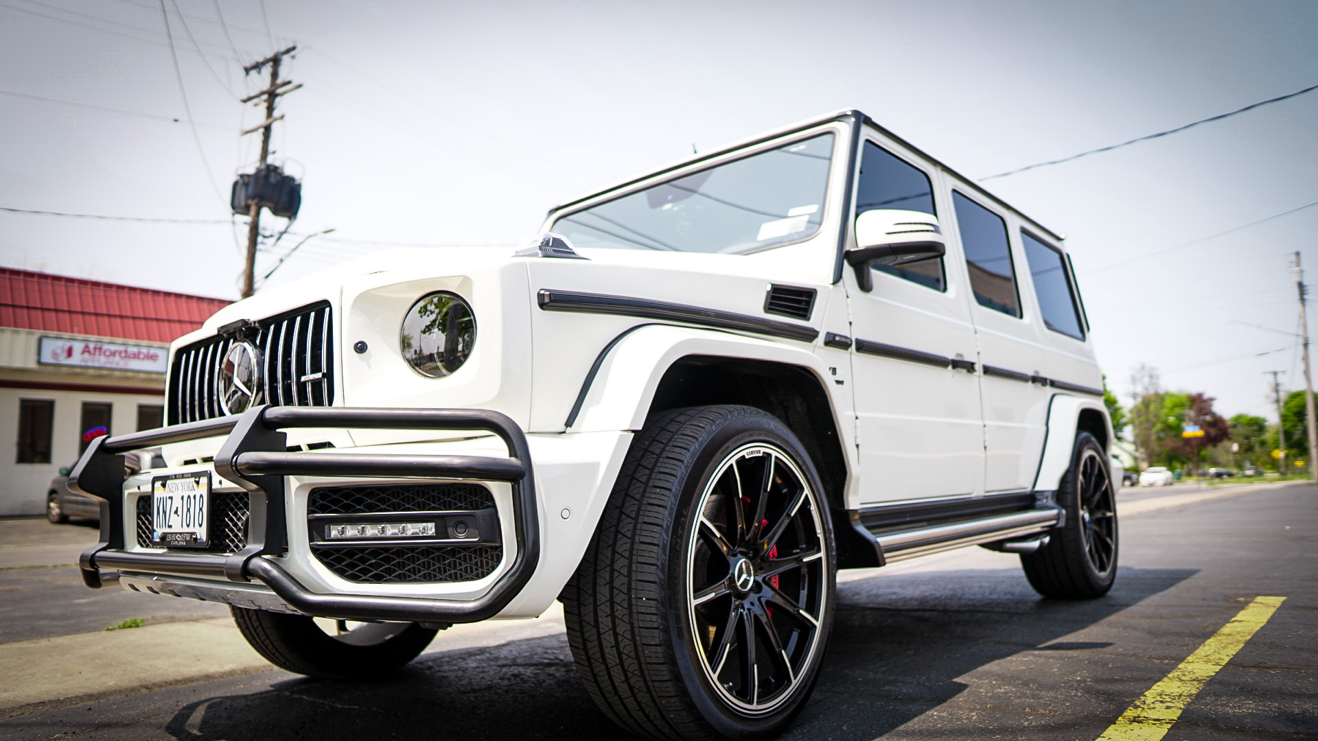 2013 Mercedes Benz G Wagon White Rental Atlanta