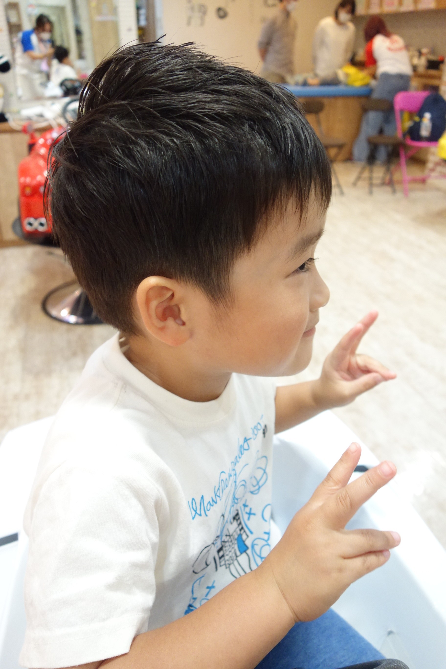 子どもの髪型 すっきりショート チョキ友 こども専門美容室チョッキンズ キッズサロンCHOKKIN'S