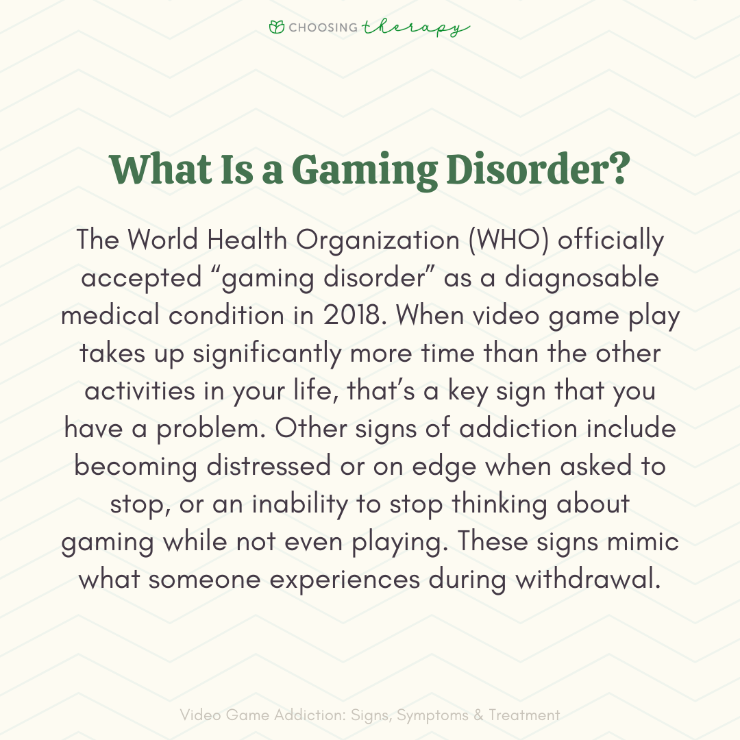 Video Game Addiction Signs, Symptoms & Treatment
