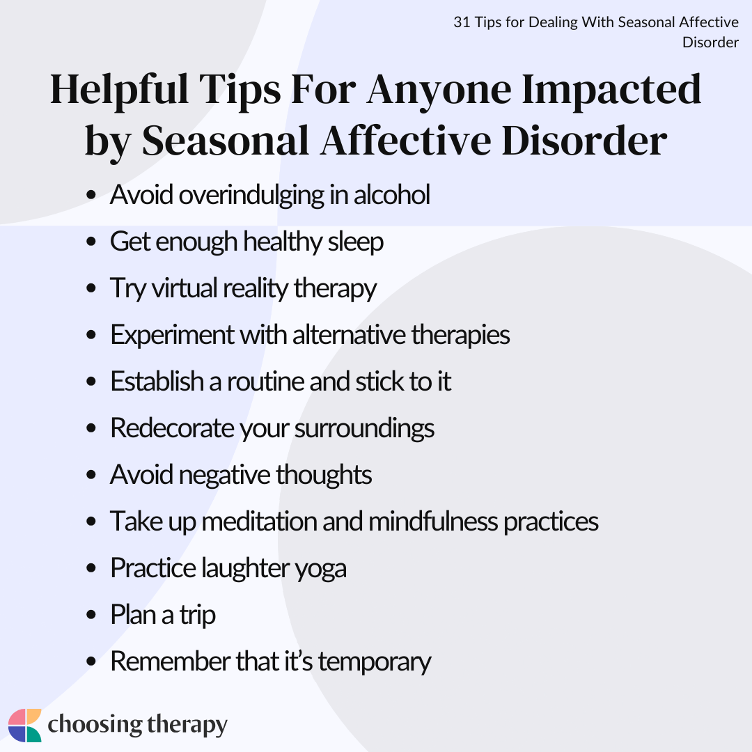 30 Tips for Dealing With Seasonal Affective Disorder