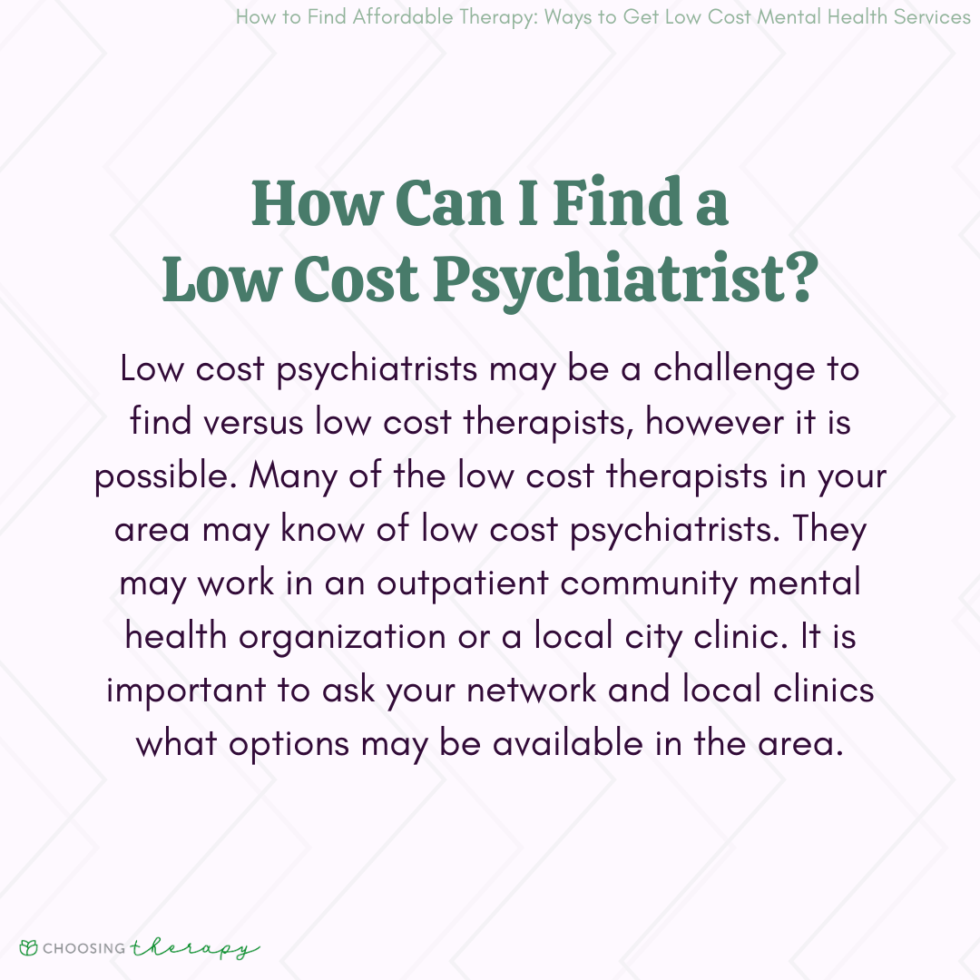 How to Find Affordable Therapy 9 Ways to Get Low Cost Mental Health
