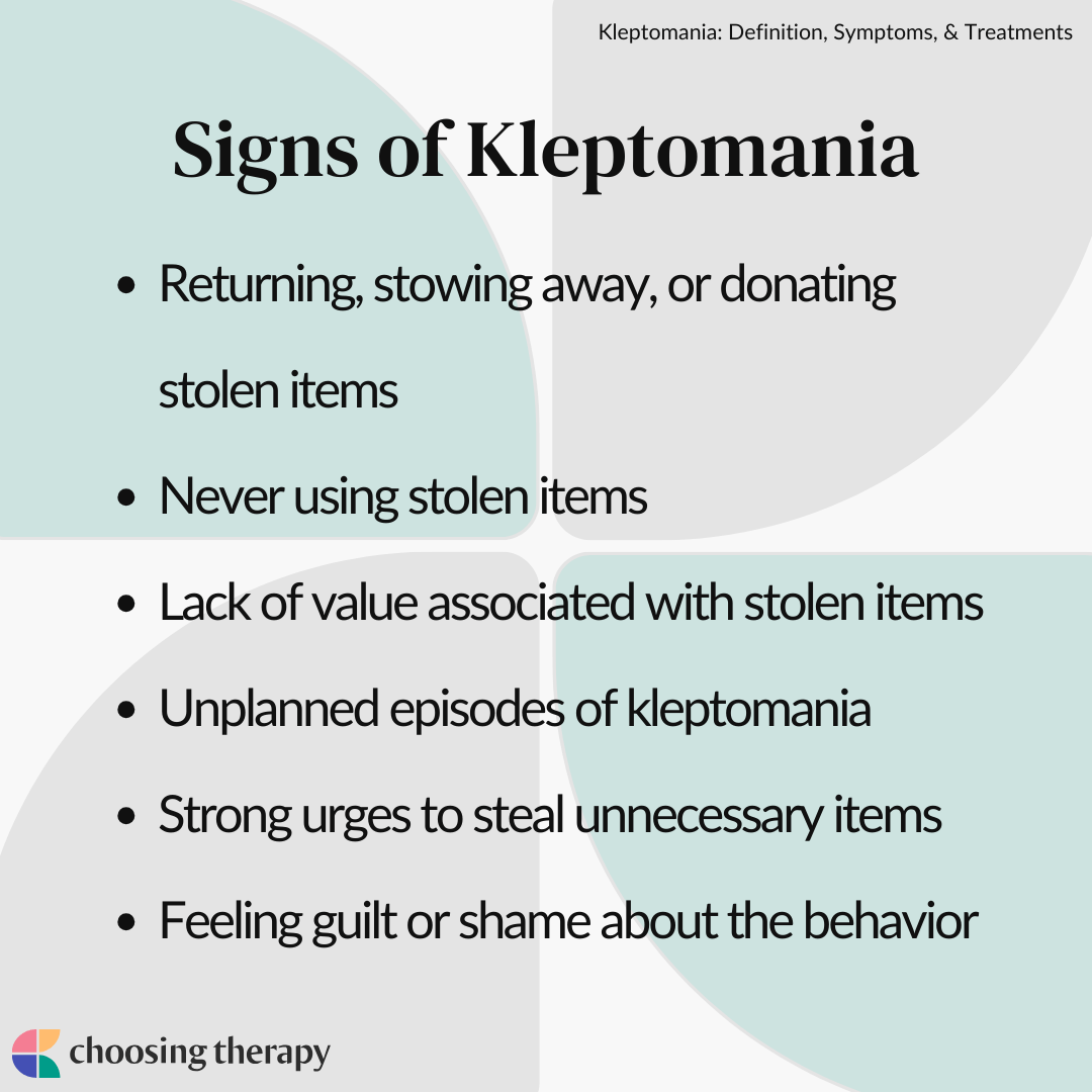 Kleptomania Symptoms, Causes, & Treatments