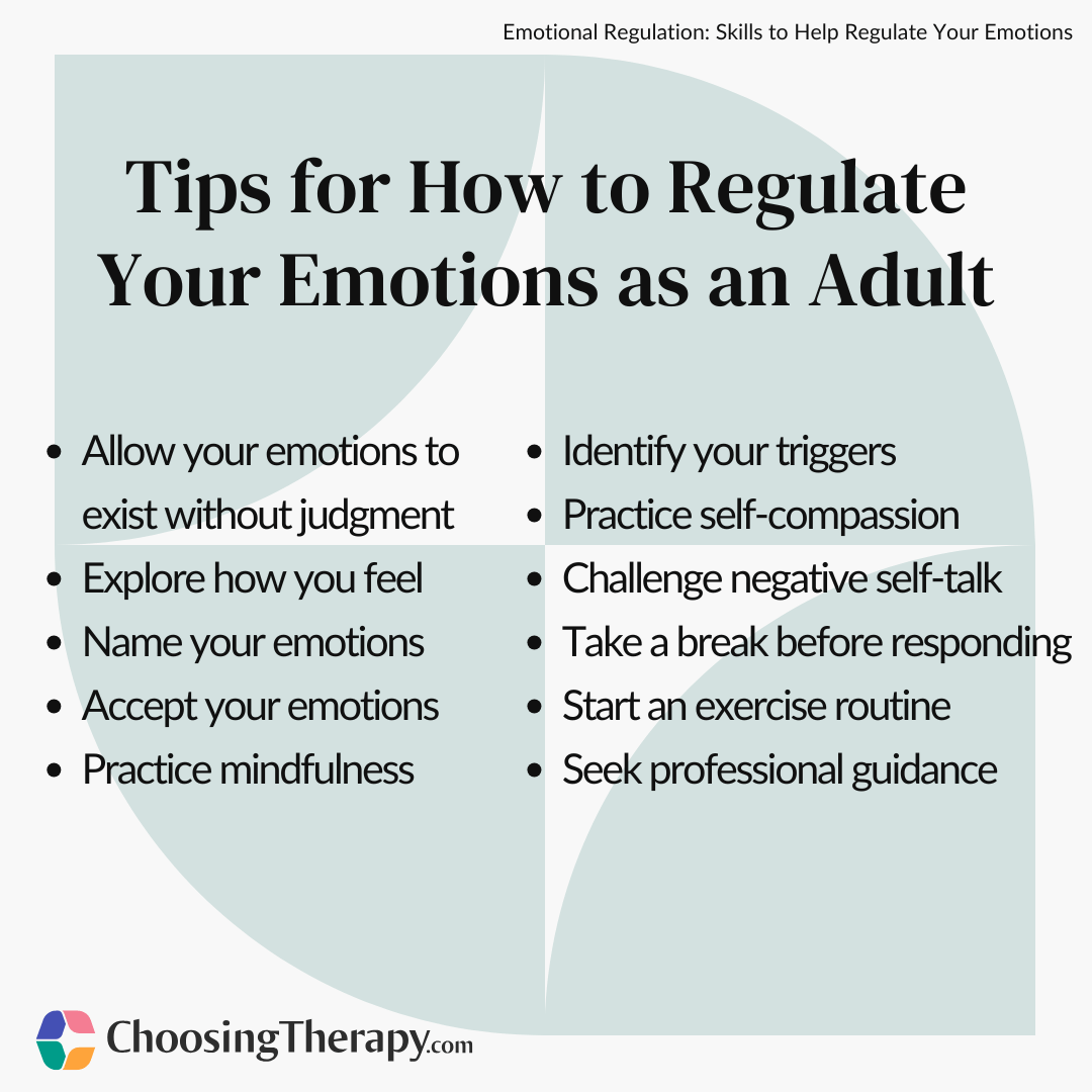Emotional Regulation Skills to Help Regulate Your Emotions