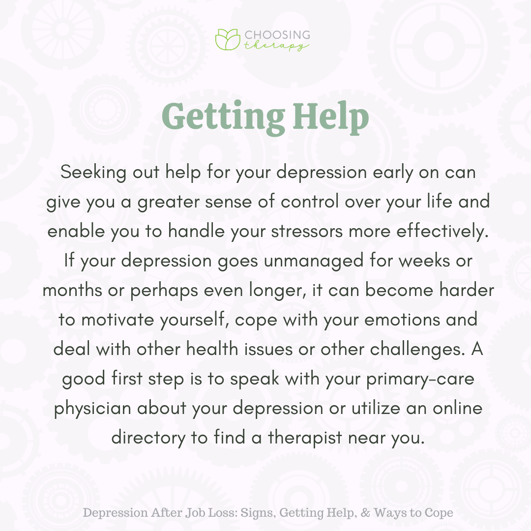 Signs of Depression After a Job Loss & 11 Ways to Cope