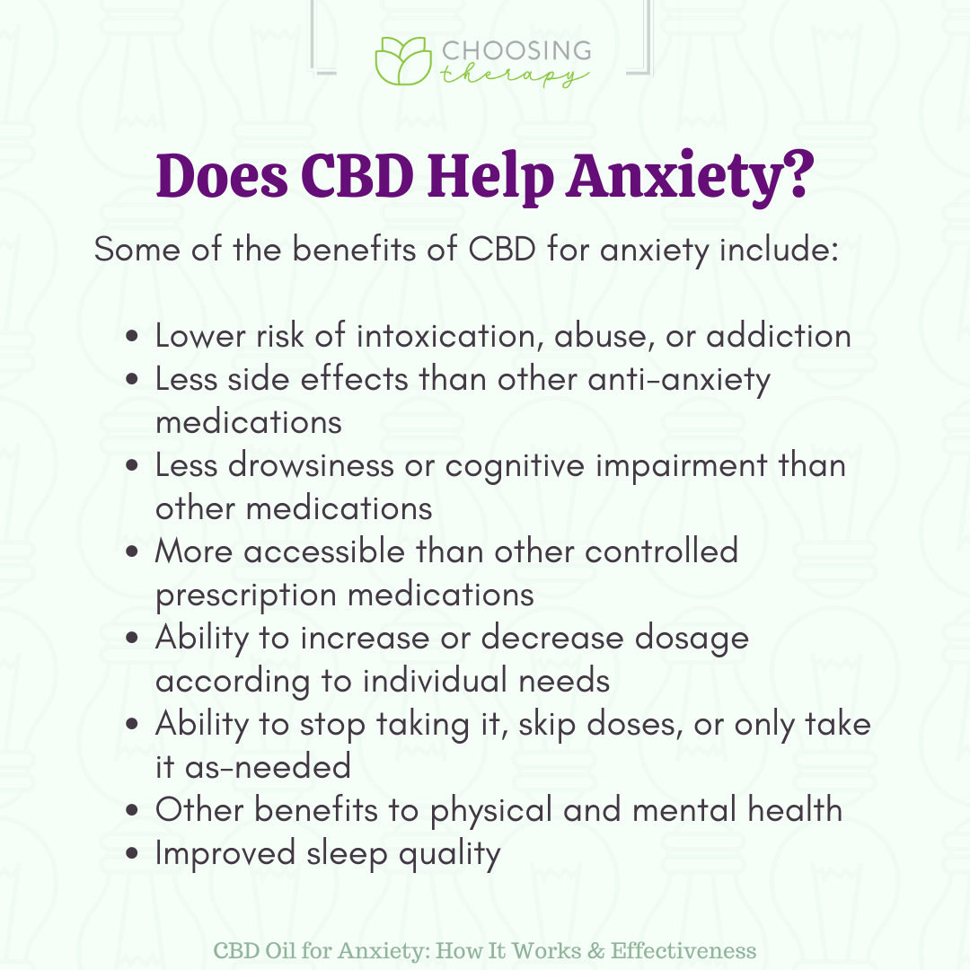 CBD Oil for Anxiety How It Works & Effectiveness
