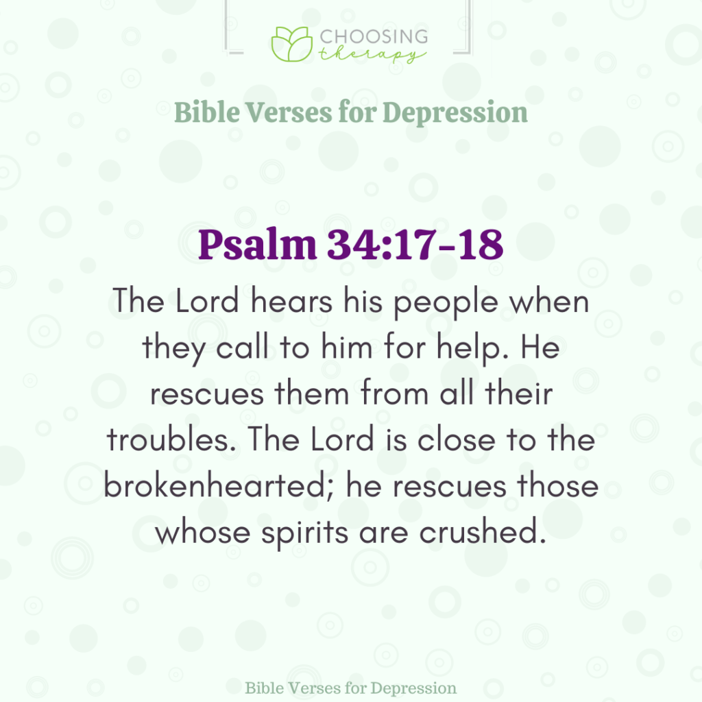 30 Bible Verses for Depression Choosing Therapy