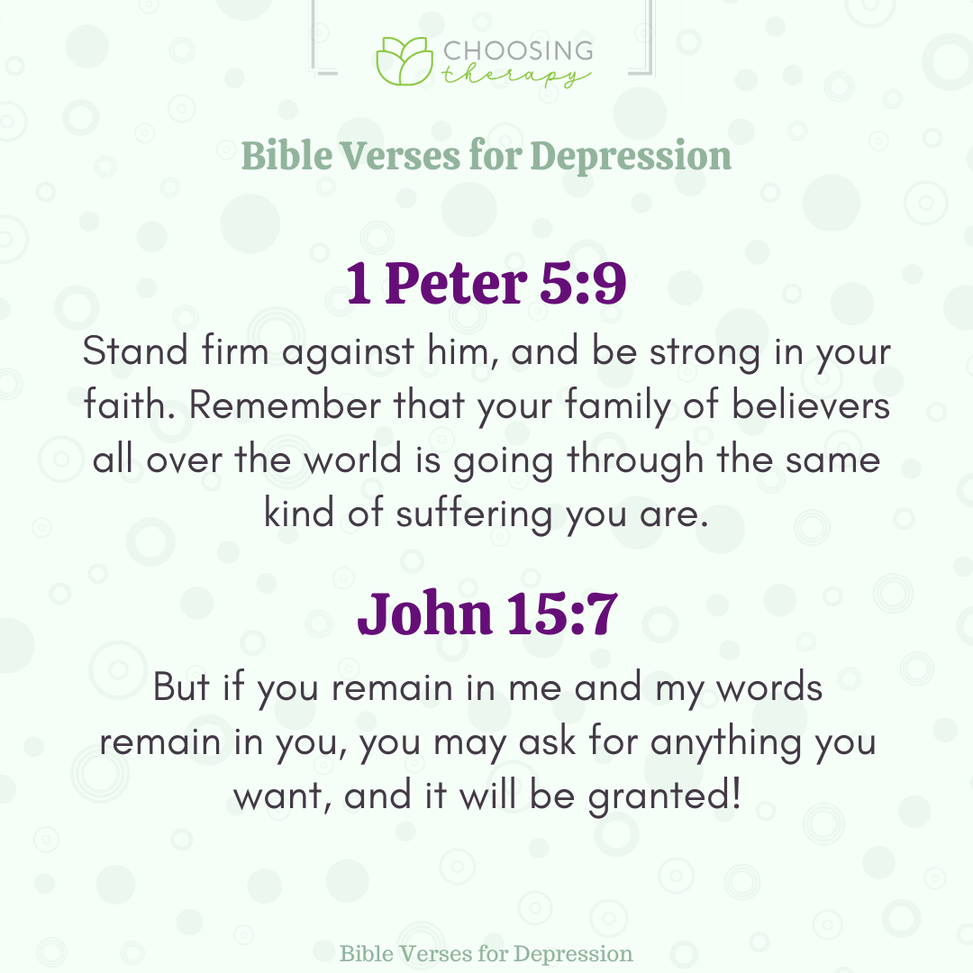 43 Bible Verses for Depression