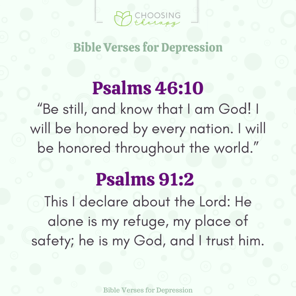 30 Bible Verses for Depression Choosing Therapy