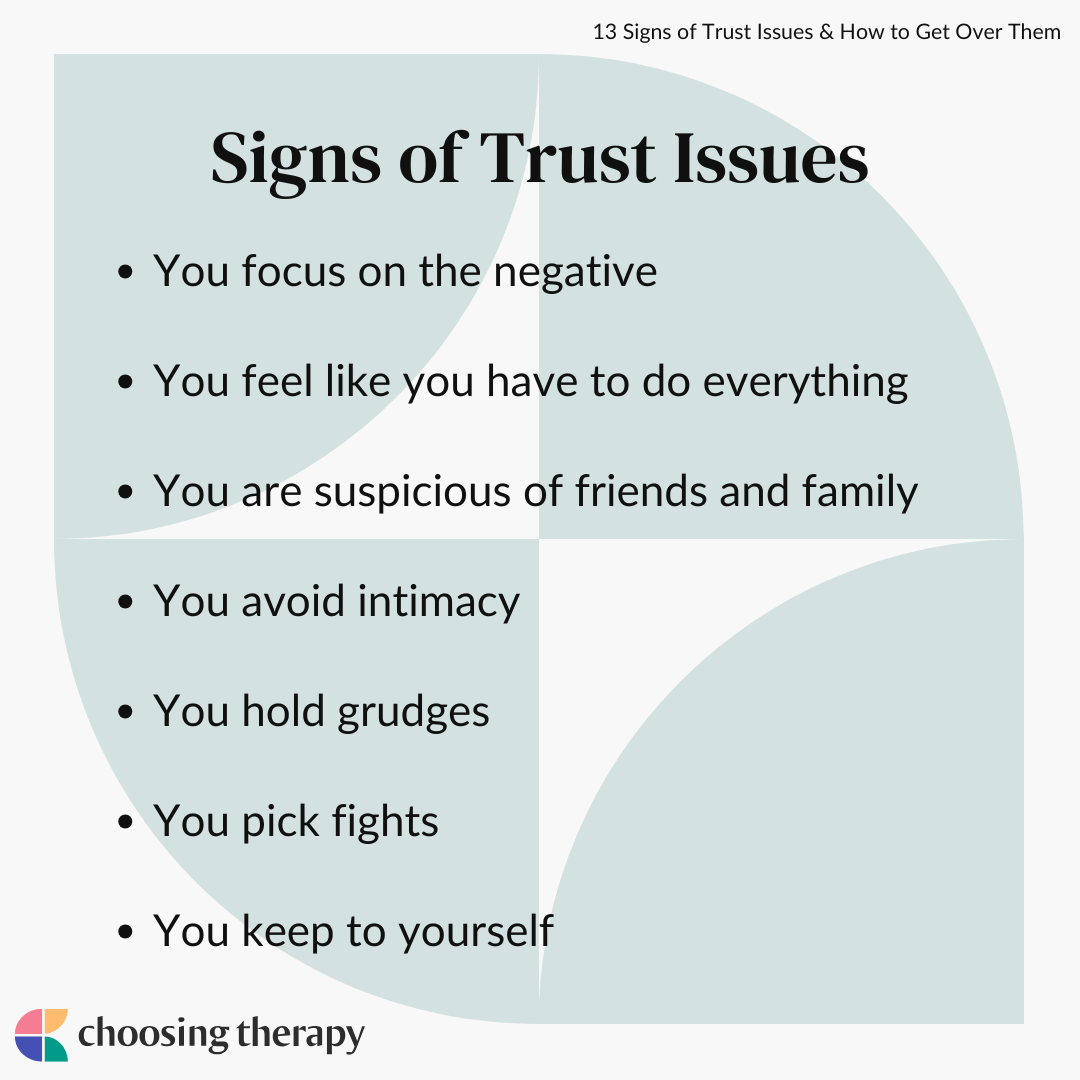 13 Signs of Trust Issues & How to Trust Again