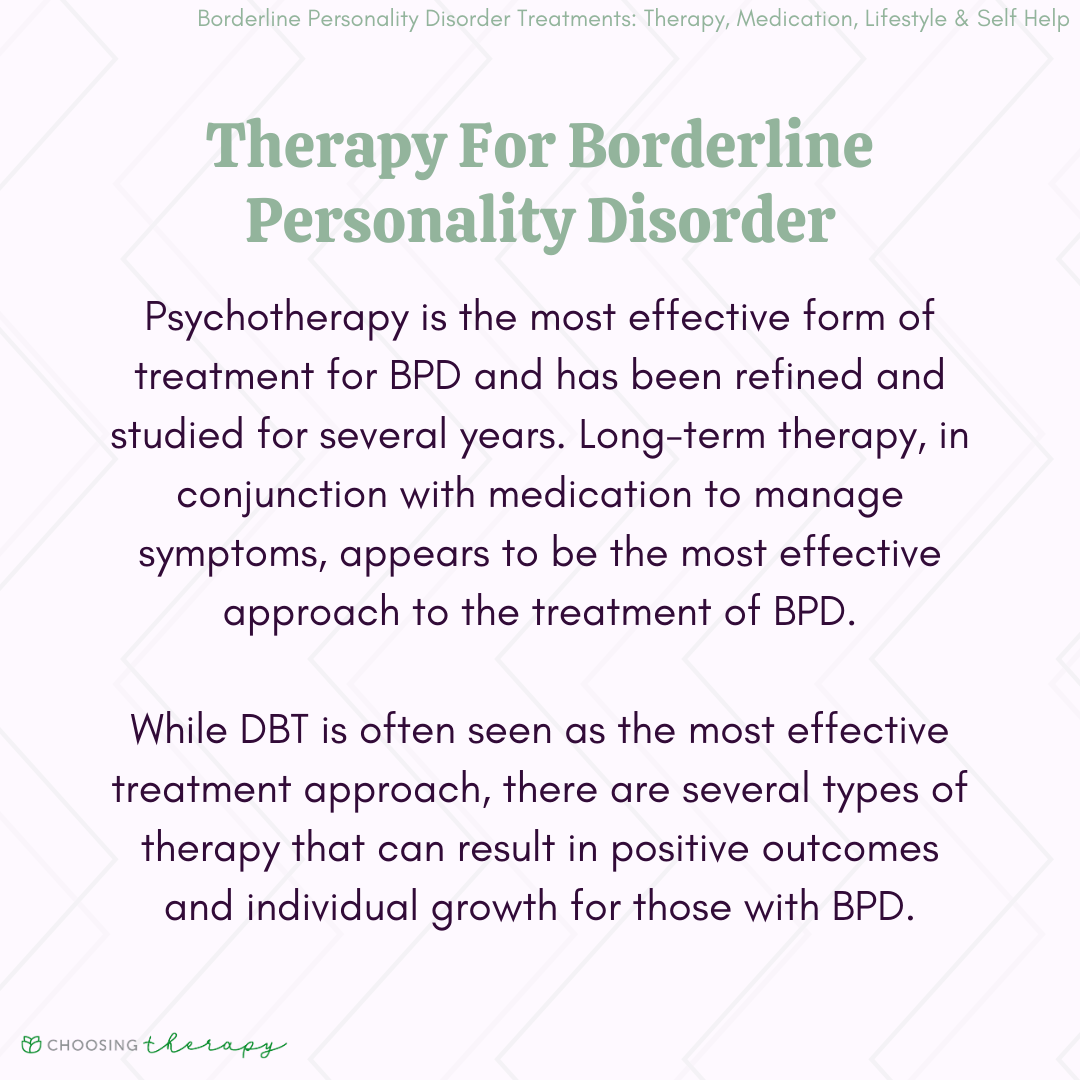 Borderline Personality Disorder Treatment Options