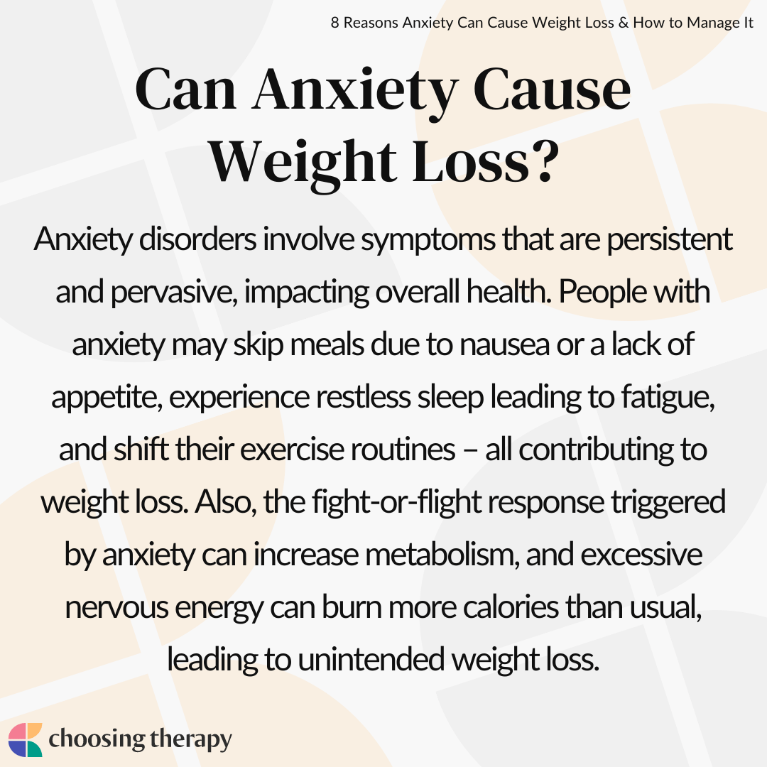 Can Anxiety Cause Weight Loss?