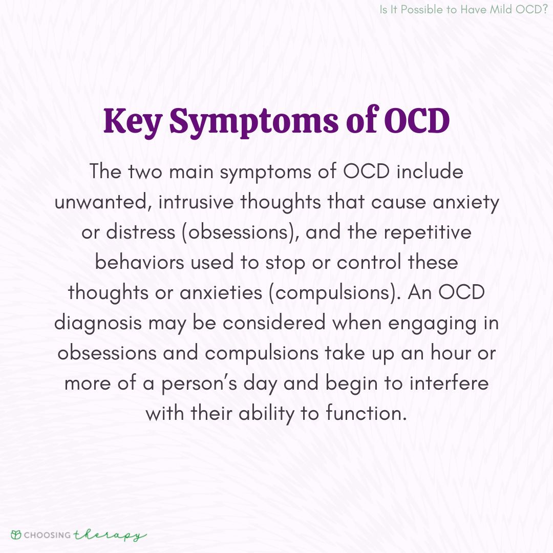 Can You Have Mild OCD?