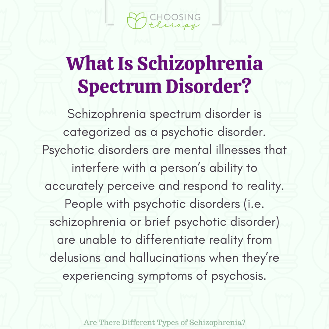 Different Types of Schizophrenia