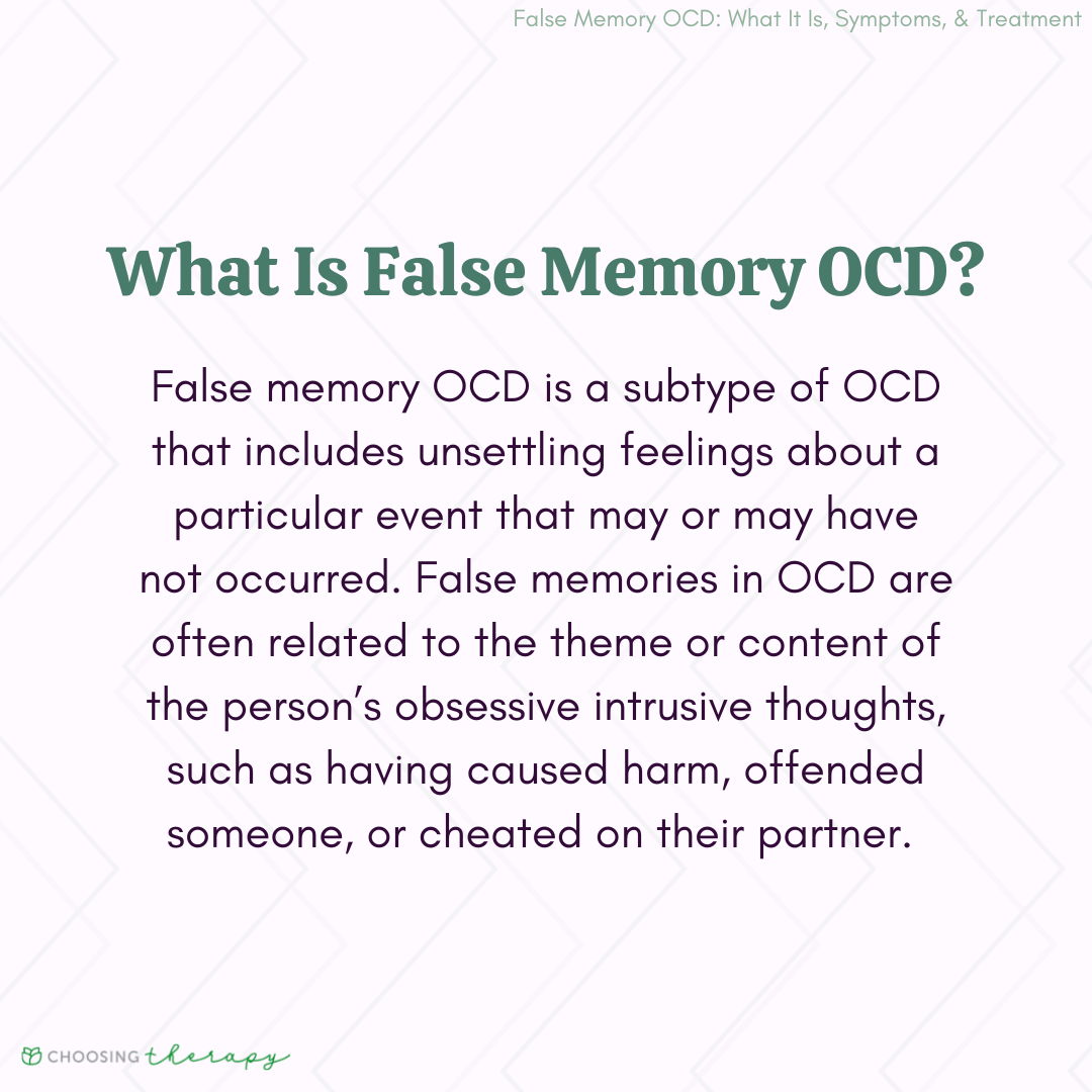 What Is False Memory OCD?