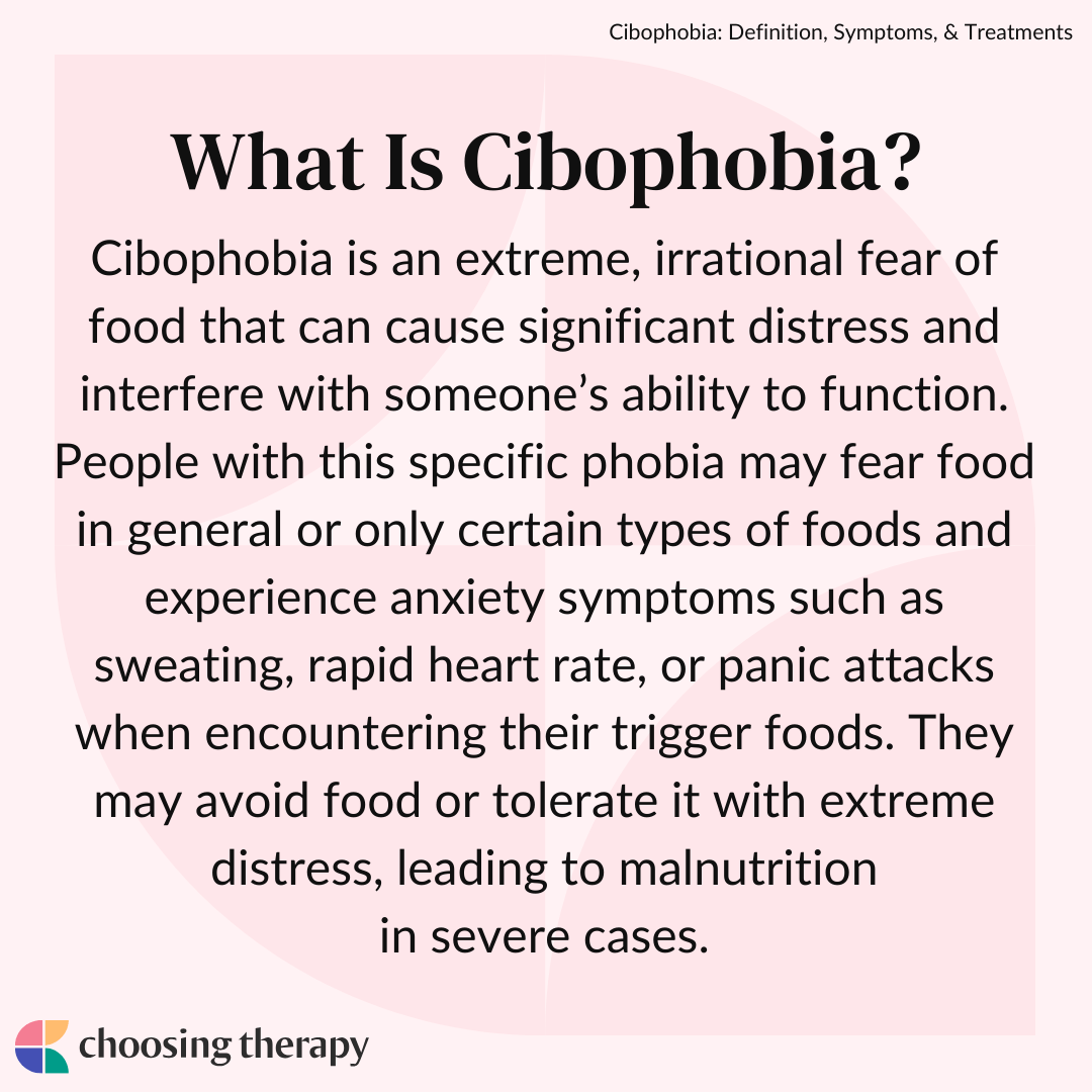 What Is Cibophobia? Understanding the Fear of Food