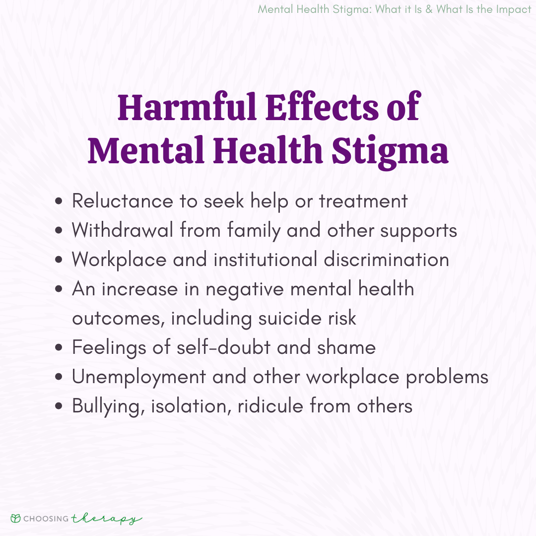 Mental Illness Stigma What it Is & How to Cope